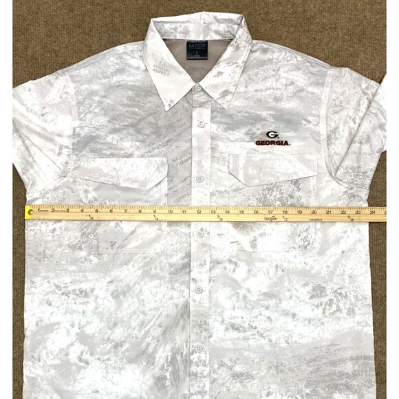 Colosseum Georgia Bulldogs Realtree Shirt Mens L Aspect Performance Short-Sleeve - Picture 3 of 9